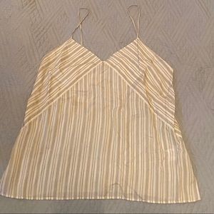 Vince Striped Silk Camisole